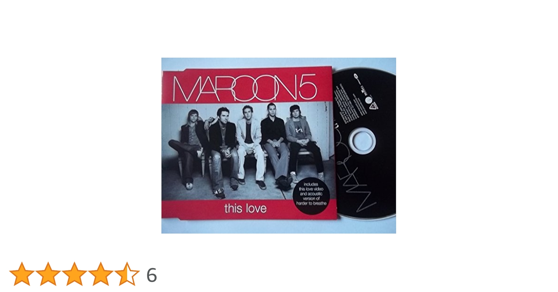 その他 MAROON 5 - THIS LOVE / HARDER TO BREATHE Maroon 5 – This Love / Harder To Breathe – Vinyl (7